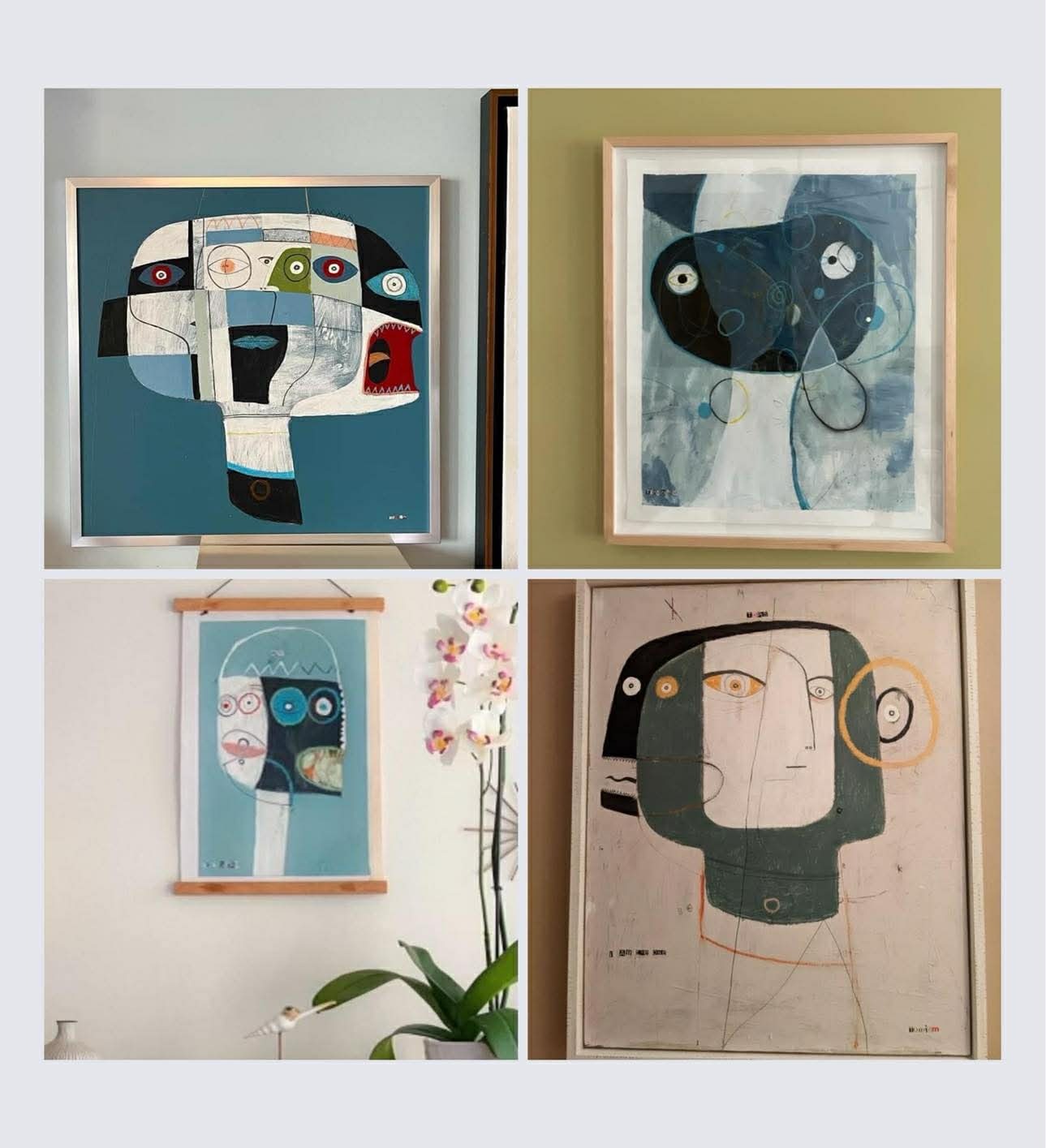 sold art, local KC buyers, modern abstract expressionism and mixed media style, &bull;	Art That Inspires Positivity and Connection 