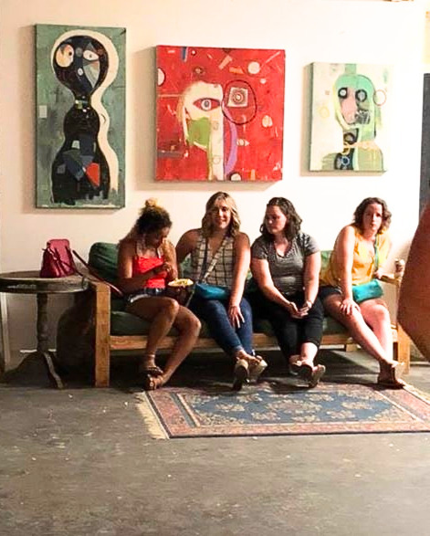 Art Emergency, Lawerence KS, Final Fridays, Display with Guests, Original Abstract Art for Sale in Kansas City  